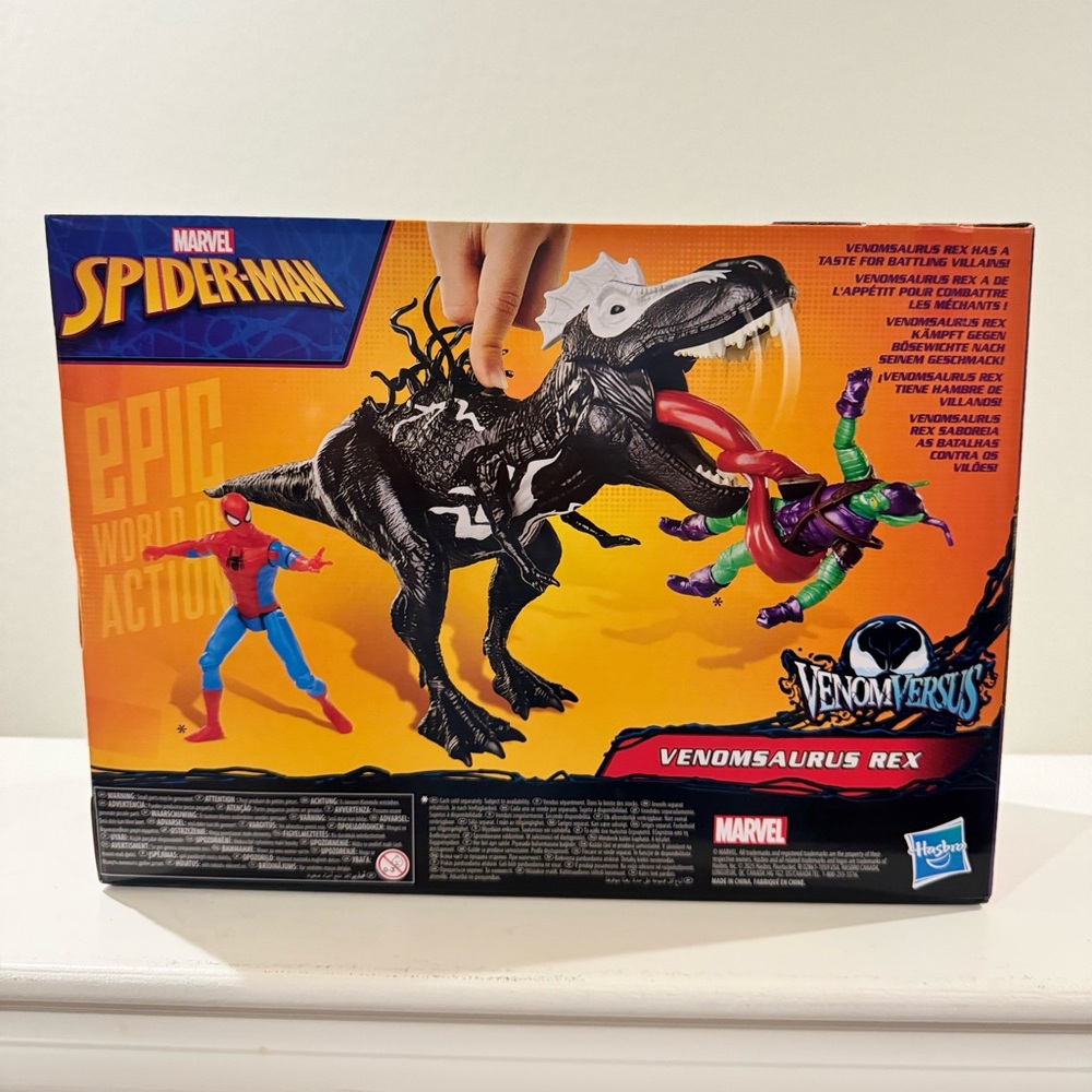 Marvel Spider-Man Epic Action World Venomsaurus Rex. NEW !!! - Picture 9 of 9